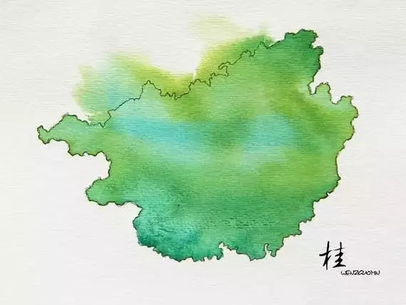 水墨版中国地图来了你我的家乡美呆了附带地理地图学习法